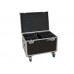 EUROLITE Set 4x LED Theatre COB 200 WW/CW + Case mit Rollen