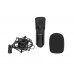 OMNITRONIC Set MIC CM-78MK2 Großmembran-Kondensatormikrofon + AS-04 Tisch-Mikrofon-Absorbersystem