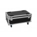 ROADINGER Flightcase 4x LED CLS-18 QCL RGB/WW mit Rollen
