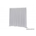 Wentex Pipes & Drapes Vorhang Satin, weiß, 3x3m,165g/m²