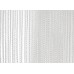 Wentex Pipes & Drapes Vorhang Fadenvorhang, 3x3m, 220g/m², weiß