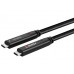 Lindy 43393 Hybrid Video USB-C 3.2 Kabel, 8m