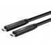 Lindy 43333 Hybrid Video USB C Kabel, 10m