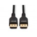 Lindy 36460 DisplayPort-Kabel, 0.5m, schwarz