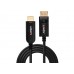 Lindy 38492 Fibre Optic Hybrid DisplayPort/HDMI-Kabel, 30m, DisplayPort male / HDMI male
