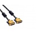 Roline Gold DVI-D DualLink Kabel,  2m