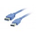 Kramer C-USB3/AAE-10 USB Kabel, 3.0m, BLAU
