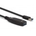 Lindy 43322 USB 3.0 Aktiv-Verlängerungskabel, 15.0m