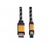 Roline Gold USB Kabel, 0.8m, USB A 3.2 / USB B 3.2