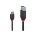 Lindy 36917 USB-Kabel, 1.5m, Black Line, USB C 3.1, USB A 3.1