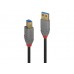 Lindy 36743 USB-Kabel, 3.0m, Anthra Line, USB A 3.0, USB B 3.0