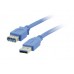 Kramer C-USB3/AAE-3 USB Kabel, 0.9m, BLAU