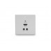 Lindy 38348 HDBaseT EU Wall Plate Extender, 4K