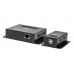 Lindy 42681 4 Port USB 2.0 Cat.6 Extender Verlängerung, Überbrückung bis 50m, IN/OUT: 4x USB-A / RJ45