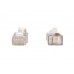 Kramer CON-RJ45-3 Crimp-Stecker, grau