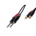 Enova EC-A3-CLMPLM-3 Audio Adapterkabel, 3m, 2x Klinke/2x Cinch