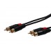 Enova EC-A3-CLMM-2 Stereokabel, 2m, 2x Cinch male / 2x Cinch male