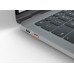 Lindy 40428 USB-C Port Schloss SET,ORANGE,1x Schlüssel/4x Schloss
