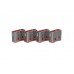Lindy 40450 USB-A Port Schloss SET, PINK, 1x Schlüssel/4x Schloss
