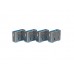 Lindy 40452 USB-A Port Schloss SET, BLAU, 1x Schlüssel/4x Schloss