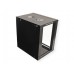 Value Netzwerk Wandschrank, schwarz, 12HE, T:450mm