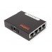 Roline Pocket Fast Ethernet Switch, 5 Ports, schwarz, 100 Mbit/s