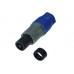 Enova SP24FP Speaker 4pol Stecker, female, blau, STANDARD