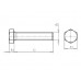 Schraube 6 KT, 8.8, M12, 12x30mm