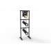 Admiral Freedom Floor Rack Set, schwarz, 200x50cm, RIPFKLS86