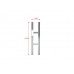 Wentex SET Frame Rahmensystem H Modul, 100x25cm