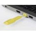 Lindy 47900 RJ45 Port Schloss 10er SET, gelb