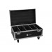 EUROLITE Set 4x LED CLS-18 QCL RGB/WW 18x7W + Flightcase mit Rollen