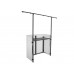 OMNITRONIC Set Compact Mobile DJ Stand inkl. Cover + Überbaurahmen
