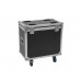 ROADINGER Flightcase 2x IP TMH-H420 mit Rollen