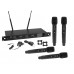 OMNITRONIC UHF-604 4-Kanal Funkmikrofon-System 520-554 MHz