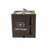 Bachmann USB A/A 15W Doppelcharger Modul, schwarz