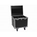 EUROLITE Set 4x LED Pixel Matrix Panel 5x5 RGB/WW + Flightcase mit Rollen