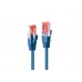 Lindy 47722 Cat Sicherheitsnetzwerkkabel, S/FTP, blau, 7.5m