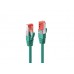 Lindy 47747 Cat.6 Netzwerkkabel, S/FTP, grün, 1m, 250MHz, RJ45 male / RJ45 male, Querschnitt: 27AWG