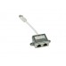 Value T-Adapter Kat.5e (Class D), STP, silber, 10/100 LAN