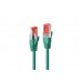 Lindy 47746 Cat Sicherheitsnetzwerkkabel, S/FTP, grün, 0.5 m