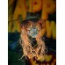 EUROPALMS Halloween Vogelscheuchen-Schädel, 70cm