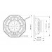 LAVOCE WAN082.02 8 Zoll  Woofer, Neodym, Alukorb