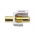 Value 25998211 RCA Keystone Kupplung, weiß, Kunststoff