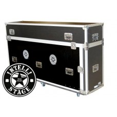 Flight Case für 6 Stck 2m x 1m Podeste & Füsse mit großer Fronttür